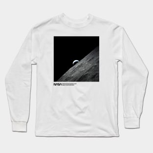 Nasa Photography - View From The Moon Long Sleeve T-Shirt